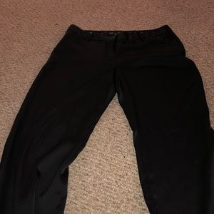 Black shiny dress pants- worn once